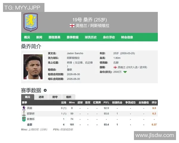 桑乔:从英超新星到国家队希望之星的成长之路与挑战 桑乔:从英超新星到国家队希望之星的成长之路与挑战